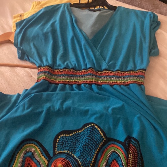 Blue design Indian cotton - Picture 6 of 8